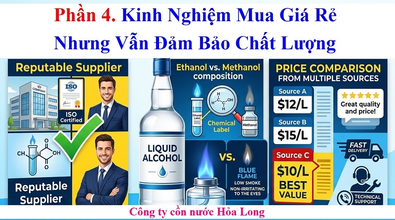 Mua Cồn Nước Giá Rẻ Ở Đâu Uy Tín, Chất Lượng Và An Toàn?
